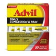 thumbnail image 2 of Advil Sinus Congestion & Pain Tablets, 200 mg Ibuprofen 50 ct., 2 of 4