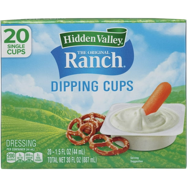 Hidden Valley Original Ranch Salad Dressing To Go Cups (1.5 oz., 20 ct.) - Samsclub.com Hidden Valley Original Ranch Salad Dressing To Go Cups (1.5 oz., 20 ct.) - Samsclub.com