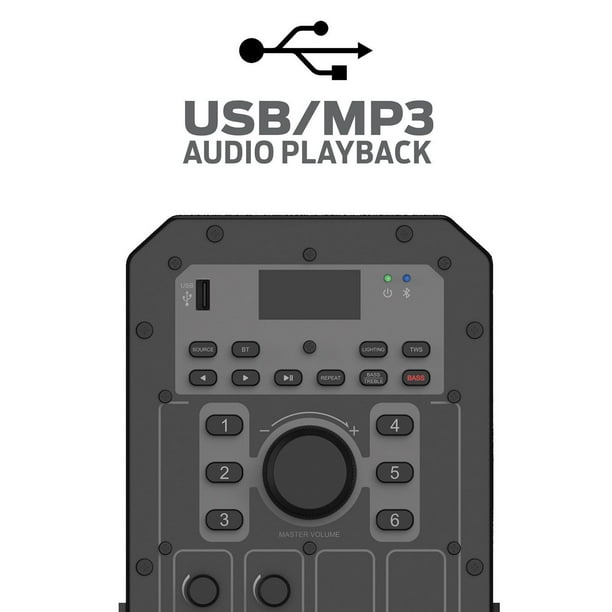 Monster X6 All-in-One PA Bluetooth Speaker - Samsclub.com