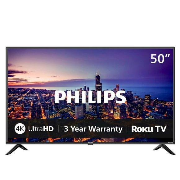 Philips 50" Class 6000 Series 4K UHD Roku Smart TV