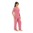 thumbnail image 2 of Member’s Mark Women’s Tee & Pant Pajama Set, 2 of 9