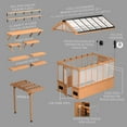 thumbnail image 14 of Backyard Discovery 11'x7' Traditional Cedar Greenhouse - DIY, 14 of 15