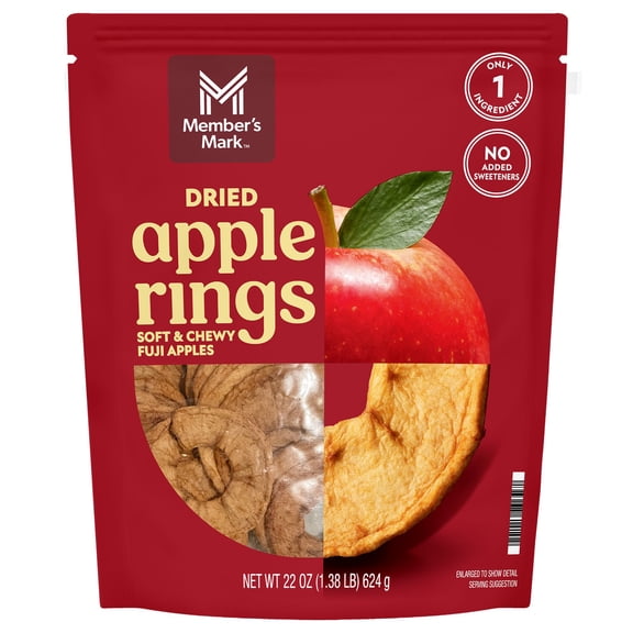 DRIED APPLE RINGS - 22 OZ