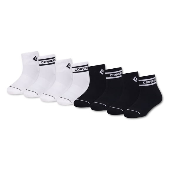 Converse Kids 8-Pack Quarter Sock
