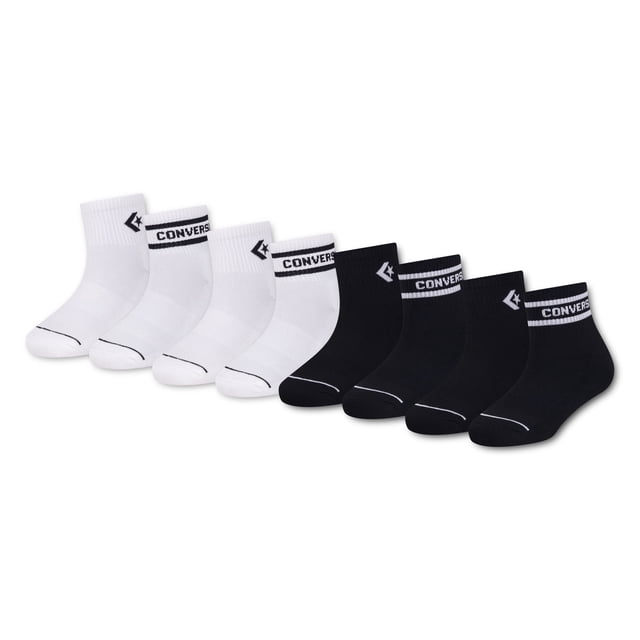 Converse Kids 8-Pack Quarter Sock