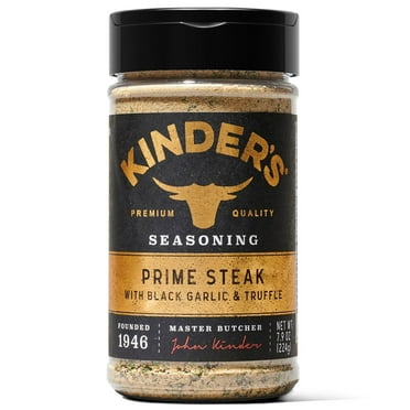 Kinder's Prime Steak with Black Garlic and Truffle Seasoning, 7.9 oz.