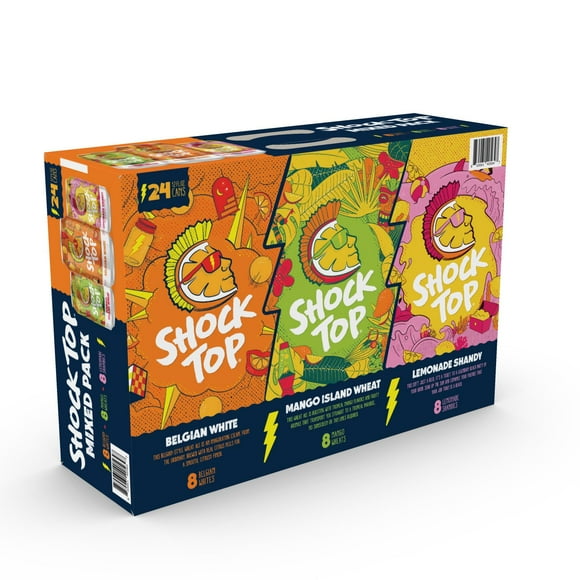 Shock Top Ale Beer Variety Pack, 12 fl. oz. can, 24 pk.