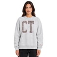 thumbnail image 1 of State of Mine Women's Camo Letters State Sweatshirt, 1 of 6