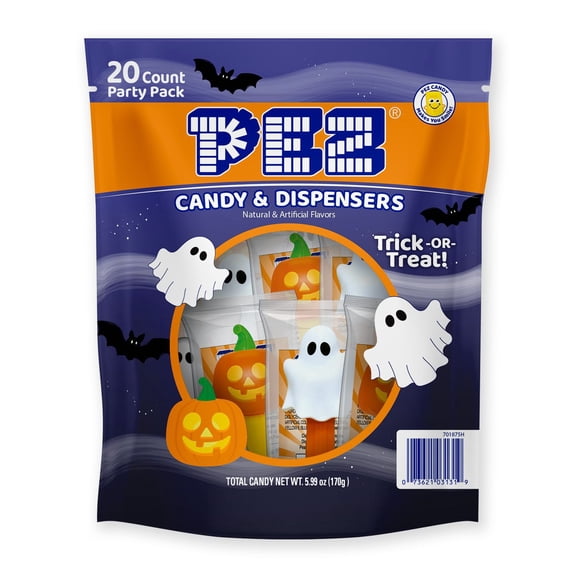 PEZ Halloween Candy Party Bag 20 ct.