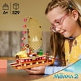 thumbnail image 2 of LEGO Disney Moana’s Adventure Canoe Fantasy Toy Boat Building Set, 529 pcs., 2 of 6