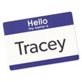 thumbnail image 2 of Avery Printable Adhesive Name Badges, 3.38 x 2.33, Blue "Hello", 100/Pack, 2 of 6