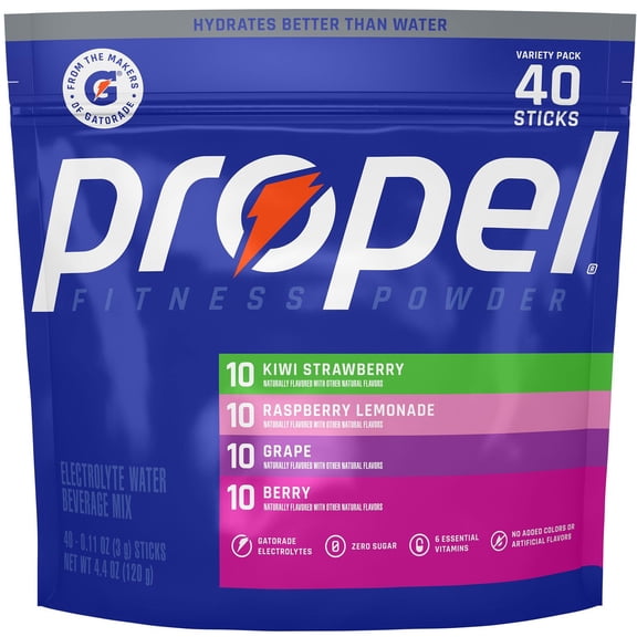 Propel Fitness Powder Variety Pack, 40 pk.