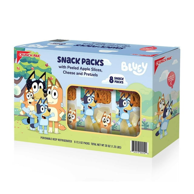 Crunch Pak Bluey Snack Pack Medley, 2.5 oz., 8 pk.