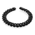 thumbnail image 1 of Mens Curb Link Bracelet in Stainless Steel, 1 of 5