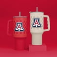 thumbnail image 2 of Logo Brands Arizona Wildcats 40 oz. Stainless Steel Tumbler Set, 2 of 6