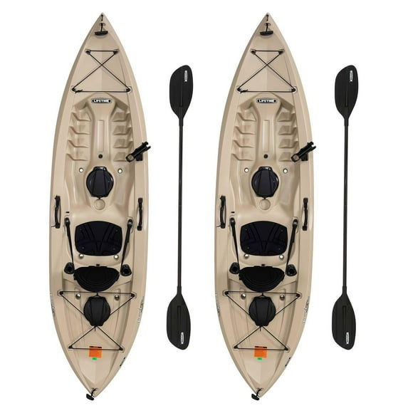 Lifetime 10' Tamarack Angler Kayak with Paddles, 2 pk.