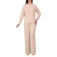 thumbnail image 1 of Barefoot Dreams CozyChic Ultra Lite Jersey Pullover & Wide Leg Pant Lounge Set, 1 of 5