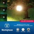 thumbnail image 3 of Westinghouse 1000 Lumen LED Solar Spotlights with Pre-linked Feature, 2-Pack, 3 of 10