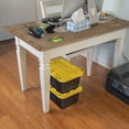 thumbnail image 4 of Member's Mark 5 Gallon Heavy-Duty Black and Yellow Storage Tote, 12.3" D x 16.4" W x 8.6" H, 4 pack, 4 of 8