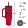 thumbnail image 3 of Logo Brands Texas Tech Red Raiders Stainless Steel Leakproof Tumbler, 3 of 6