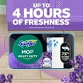 thumbnail image 9 of Swiffer Sweeper Mop Heavy Duty Wet Cloth Refills, Lavender, 54 ct., 9 of 10