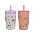 thumbnail image 2 of Zak Designs 12-oz. Stainless Steel Double-Wall Tumbler for Kids with Straw, 2-Piece Set, 2 of 6