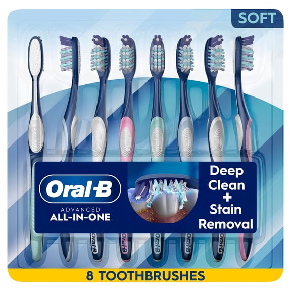 Oral-B ProHealth Advanced Manual Soft Toothbrush, 8 ct.