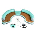 thumbnail image 1 of BOTE Hangout 240 Inflatable Water Platform with Electric Aeropump and 4 Magnetumblers, 1 of 7