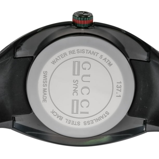 Gucci Sync Quartz Rubber Watch, 45mm - Samsclub.com
