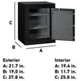 thumbnail image 5 of SentrySafe Executive Fire & Water Safe - 3.4 Cubic Feet, 5 of 5