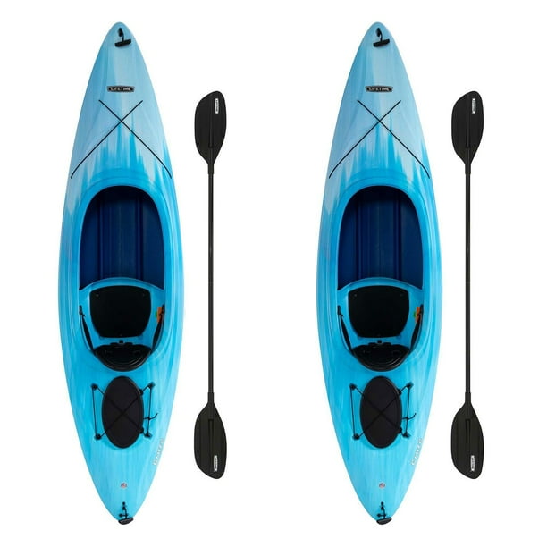 Lifetime Cruze 100 Sit-In Kayak Sky Fusion, 2-Pack