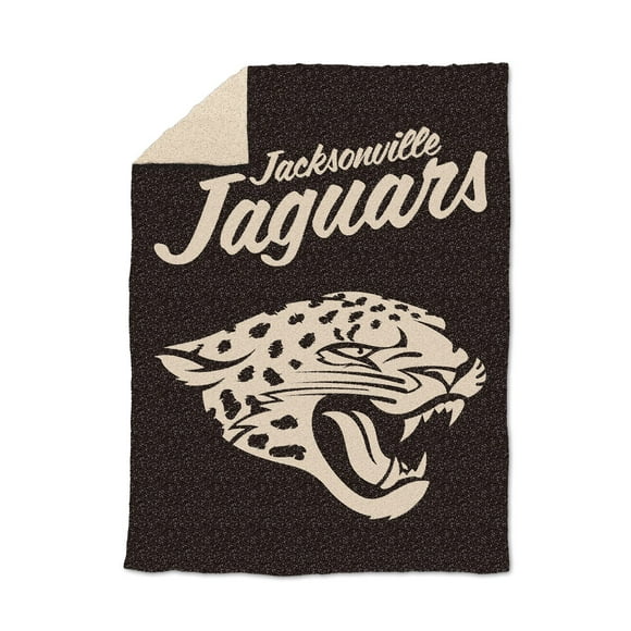 Logo Brands Jacksonville Jaguars Luxe Dreams Throw, 60" x 80"