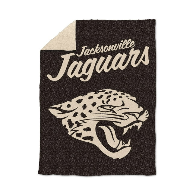 Logo Brands Jacksonville Jaguars Luxe Dreams Throw, 60" x 80"