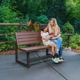thumbnail image 4 of Lifetime Weather-Resistant Mocha Brown Convertible Bench, 4 of 12