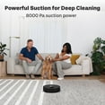 thumbnail image 3 of Dustin Plus Self-Emptying Robot Vacuum & Mop With 100-Day Dock, 3 of 13