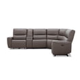 thumbnail image 11 of Cole & Rye Signature Leather 6-Piece Dual Power Sectional with Storage Console, 11 of 11