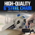 thumbnail image 9 of X20-SAW-4A - Sun Joe 20-Volt ECOSHARP Cordless X20 Handheld Pruning Saw | 6-inch | W/ 4.0-Ah Battery + Charger, 9 of 12
