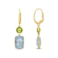 thumbnail image 3 of Multi-Gemstone Dangle Earrings in 14K Gold, 3 of 6