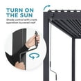 thumbnail image 6 of Mirador 10’ x 12’ 111SR Louvered Pergola, 6 of 6
