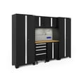 thumbnail image 1 of NewAge Products Bold Series 7 Piece Cabinet Set, 108" W x 18" D x 76.75" H, 1 of 17