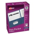 thumbnail image 1 of Avery Two-Pocket Folder, 40-Sheet Capacity, Dark Blue, 25/Box, 1 of 7