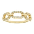 thumbnail image 1 of 0.33 CT. T.W. Diamond Link Ring in 14K Yellow Gold, 1 of 3