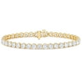 thumbnail image 1 of Lab Created Tennis Bracelet in 14K Gold, 1 of 6