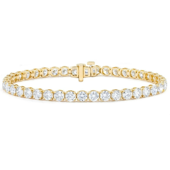 Lab Created Tennis Bracelet in 14K Gold