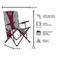 thumbnail image 3 of Logo Brands Virginia Union University Hard Arm Chair, 3 of 6