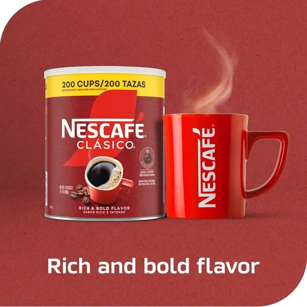 Nescafé Clasico Dark Roast Instant Coffee, 14.1 oz., 2 pk