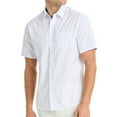 thumbnail image 2 of Nick Graham Men's Performance Short Sleeve Woven Sport Shirt, 2 of 9