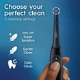 thumbnail image 6 of Oral-B iO Series 2 Electric Toothbrush, Pure White & Night Black, 2pk., 3 Brush Heads, 6 of 8