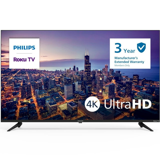 Philips 43" Class 6600 Series 4K UHD Smart TV