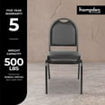thumbnail image 5 of Hampden Furnishings Vinyl Banquet Stack Chair 10pk, Black, 5 of 7